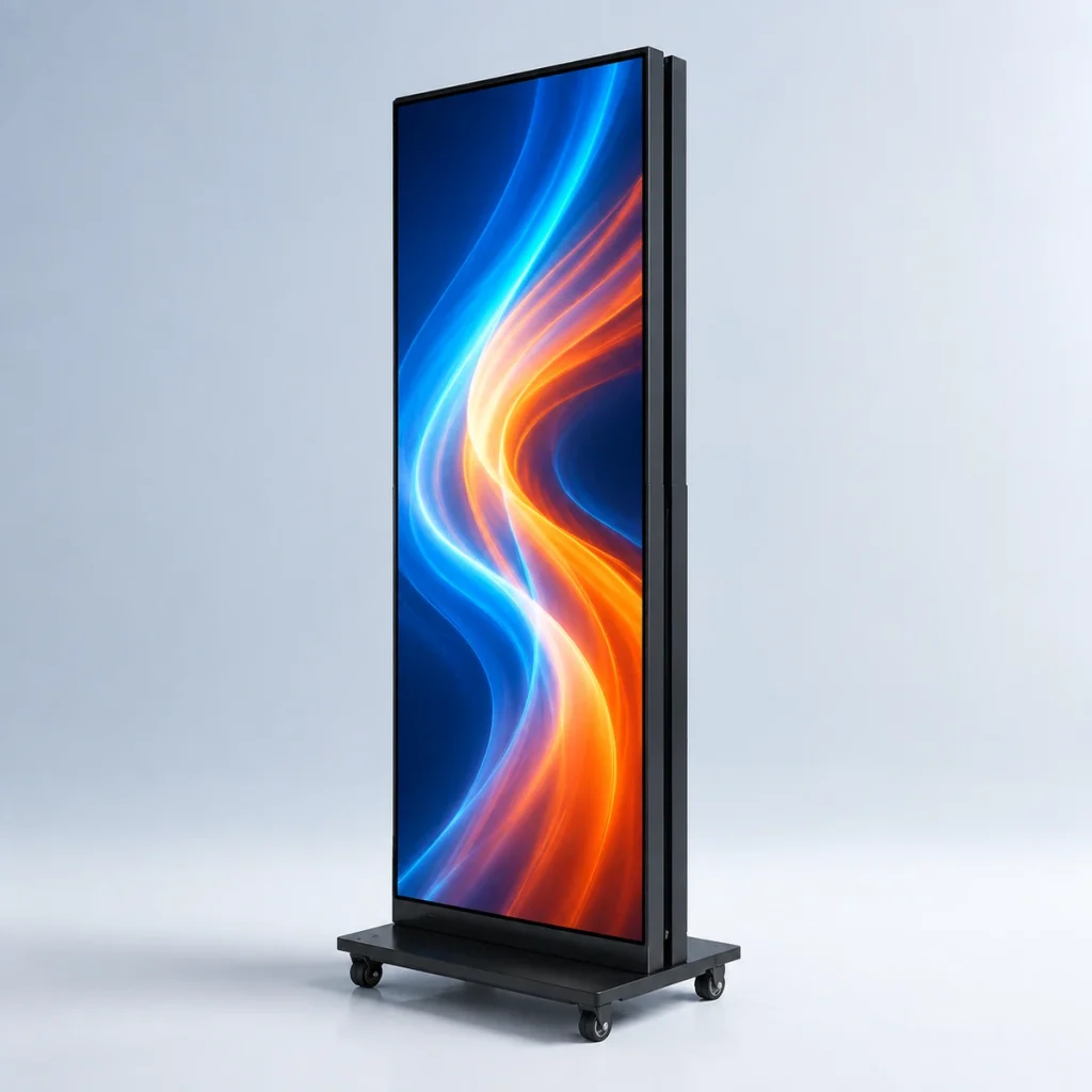Compact Folding LED Poster Display